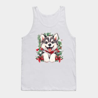 Festive Husky Tank Top